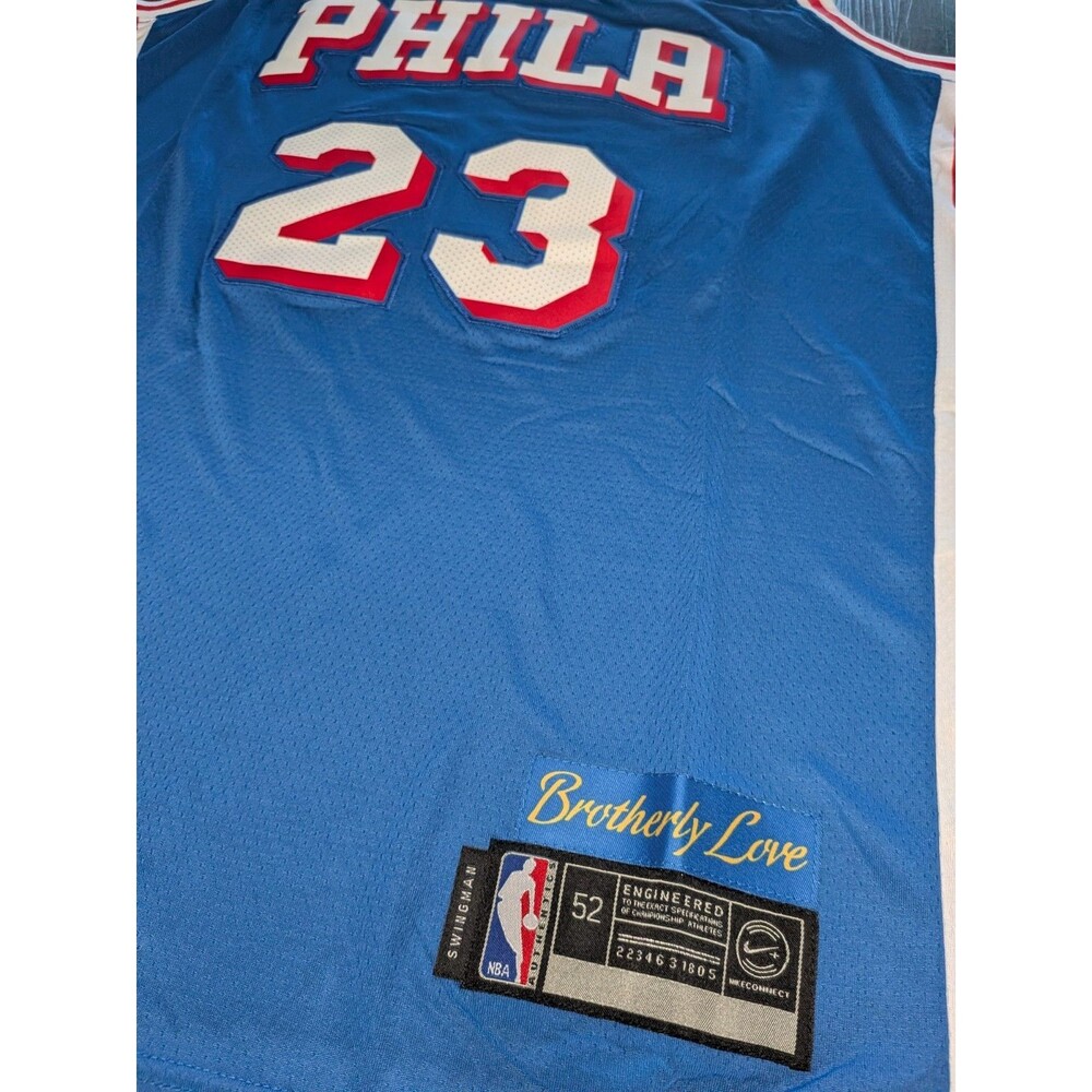 🏀 NEW!! Lebron James #23 BLUE 2026 Philadelphia 76ers Jersey Phila🏀 XL - Picture 3 of 3